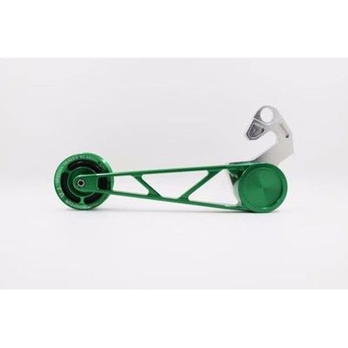 Tendeur De Chaîne De Vélo Pliable P Line,Stabilisateur De Chaîne De Vélo Bromsilice,Tline,7v - Type Silver Green