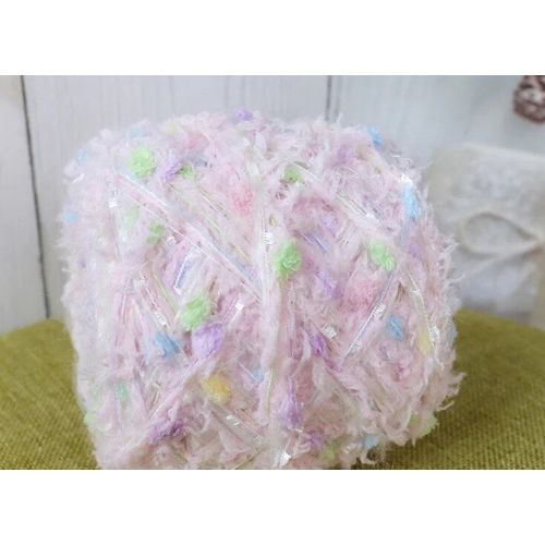 Pelote de laine douce pour pull adulte,fil nano istic mohair,tissé à la main,écharpe et sac Doudou,c?ur mélangé pour fille,50g par pelote - Type candy color