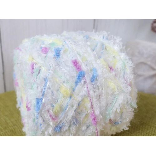 Pelote de laine douce pour pull adulte,fil nano istic mohair,tissé à la main,écharpe et sac Doudou,c?ur mélangé pour fille,50g par pelote - Type Duan Cai