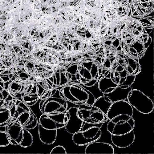 Sunrain 2000 Mini Élastiques Souples Bandes Élastiques Compatible Avec Cheveux Enfants Tresses Cheveux