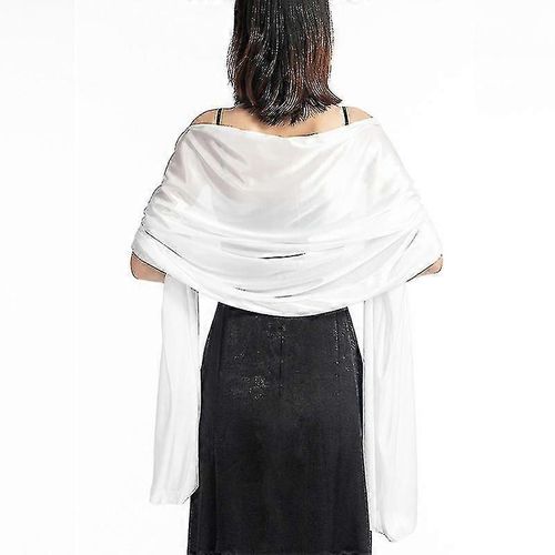 Châles Robes Soirée Wrap Mariage Satin Pure Color Cape Haussements D¿Épaules Boleros