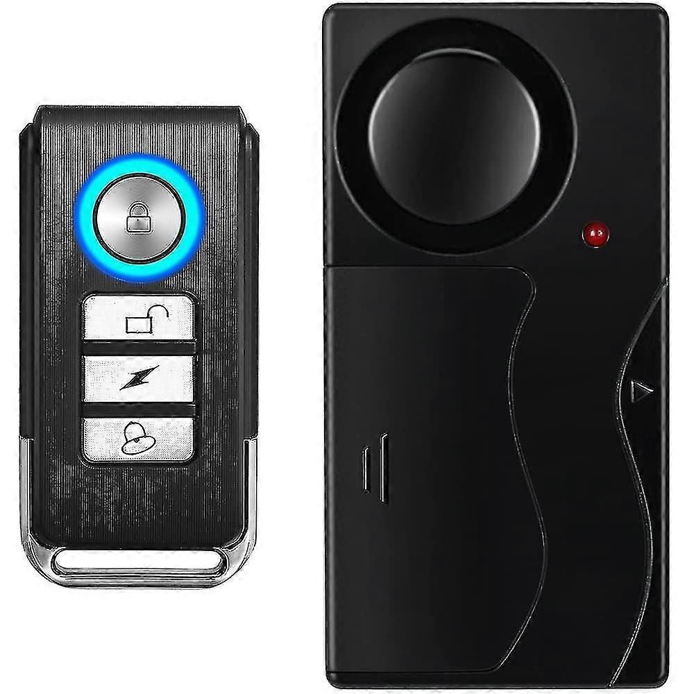 Alarme De Vibration Sans Fil Avec Télécommande Alarme Antivol Alarm...