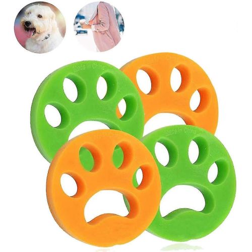 4 Pcs Machine à laver réutilisable Hair Catcher Viscous Hair Cleaning