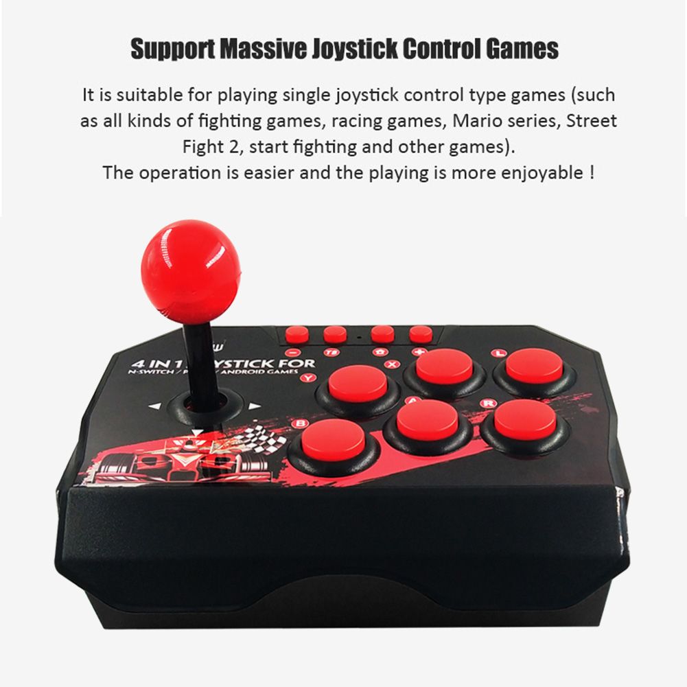 Joystick De Jeu Filaire Usb 4 En 1, Station D'arcade Rtro, ...