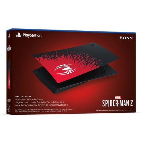 Façade / Cover Pour Console Ps5 Standard Marvel's Spider-Man 2 - Edition Limitée