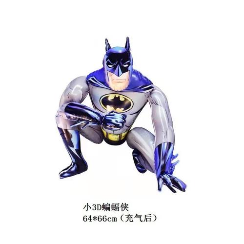 Balloons de fete,D'aluminium Ballons,Ballon Anniversaire Decoration de Fete Anniversaire-Petit Batman 3D