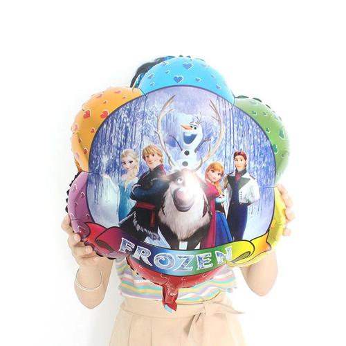 Balloons de fete,D'aluminium Ballons,Ballon Anniversaire Decoration de Fete Anniversaire-Glace et neige de fleurs de style ancien