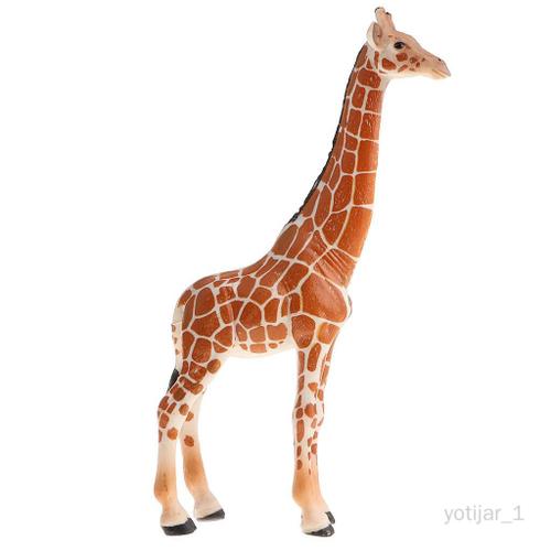 Figures D'animaux Réaliste Girafe Plastique Animal Apprentissage Des Faveurs