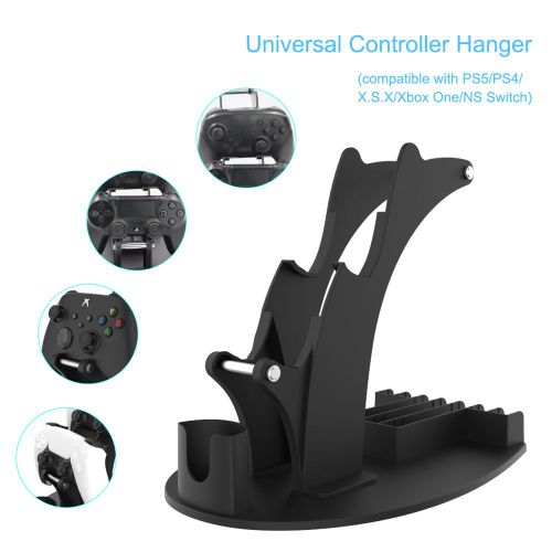 Organiseur De Stockage Pour Écouteurs Et Télécommande, Support Pour Écouteurs, 7 Emplacements De Jeu Pour Nintendo Switch, Ps5, Ps4