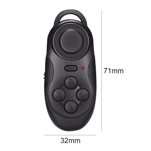 Vr Lunettes Sans Fil Compatible Bluetooth Télécommande Vr Manette Selfie Obturateur À Distance Pc Joypad Pour Ios Android