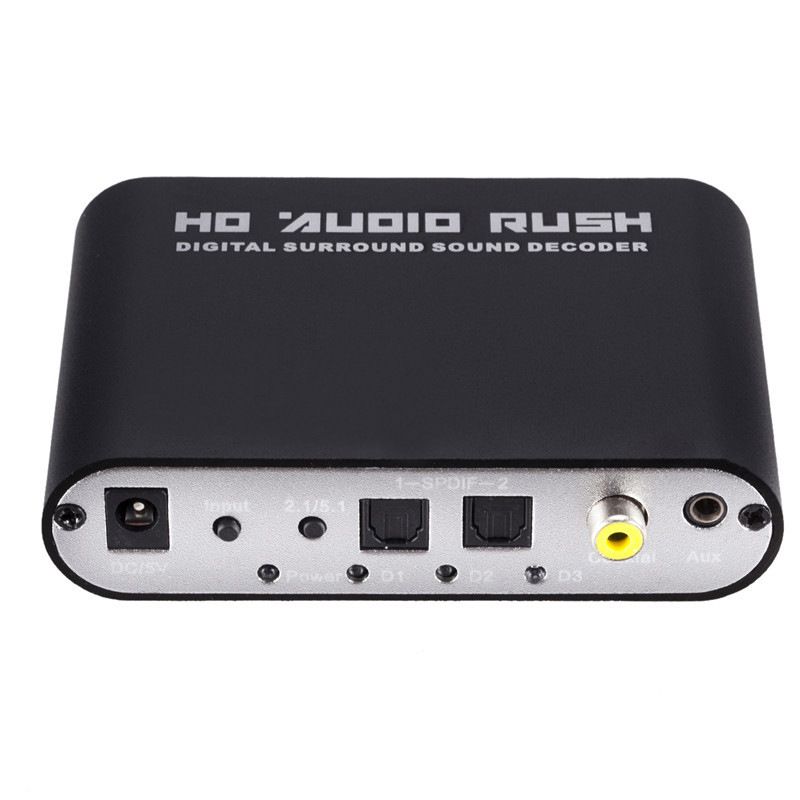 Dcodeur audio 5.1 CH SPDIF Coaxial vers RCA DTS AC3, amplif... - 4