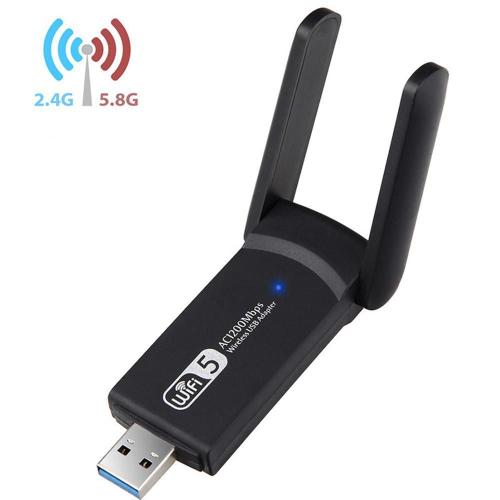 Adaptateur Wifi double bande USB 3.0, 1200Mbps, 5/2.4GHz, 802.11AC, RTL8812BU, carte réseau pour Dongle d'antenne Wifi, nouveauté