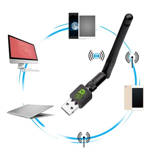 Adaptateur USB sans fil pour carte réseau, Dongle wi-fi, 2db, 150Mbps, LAN