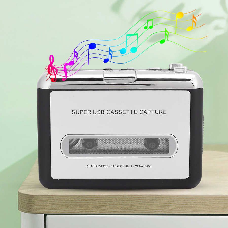 Lecteur de cassette USB vers PC, ancienne cassette vers MP3,...