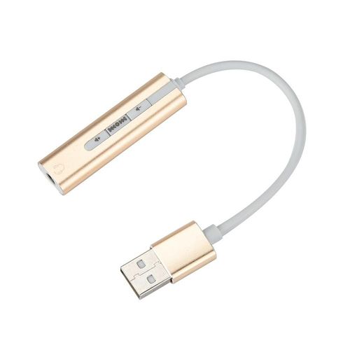 Carte son externe USB 7.1 stéréo, micro, haut-parleur, casque, Jack Audio 3.5mm, adaptateur sans pilote pour PC portable Windows OSX Linxu