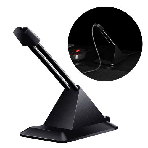 Organisateur de fil de souris à ressort, support fixe de fil de souris d'ordinateur de bureau, organisateur de ligne de Clip de cordon élastique