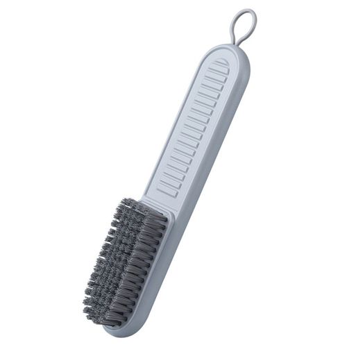 Brosse à récurer pour livres,accessoires doux,brosse à linge,brosse à récurer pour vêtements et chaussures,facile à tenir,brosse de nettoyage domestique - Type Gris clair