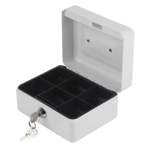 Mini coffre-fort verrouillable en acier portable, coffre-fort pour pièces d'argent, petit coffre-fort domestique, 1PC