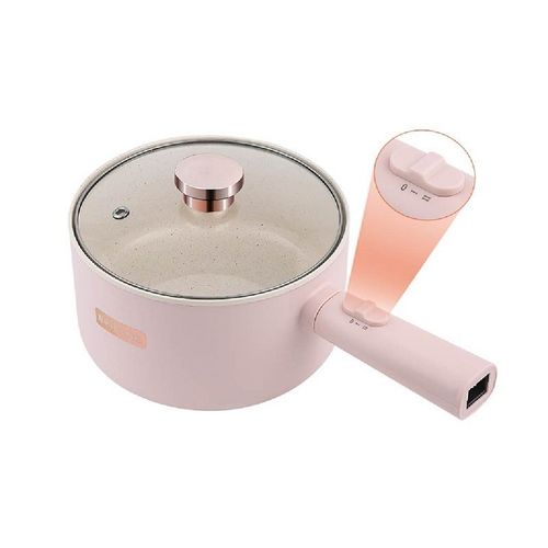 Casserole Électrique Intégrée À Long Manche,Casserole En Céramique Antiadhésive,Casserole De Cuisine Domestique De Dortoir,220v
