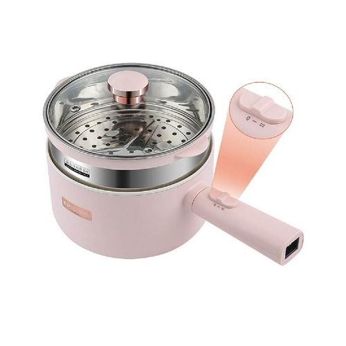 Casserole Électrique Intégrée À Long Manche,Casserole En Céramique Antiadhésive,Casserole De Cuisine Domestique De Dortoir,220v