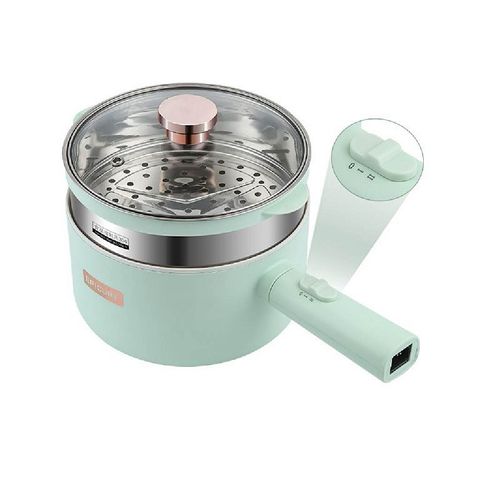 Casserole Électrique Intégrée À Long Manche,Casserole En Céramique Antiadhésive,Casserole De Cuisine Domestique De Dortoir,220v