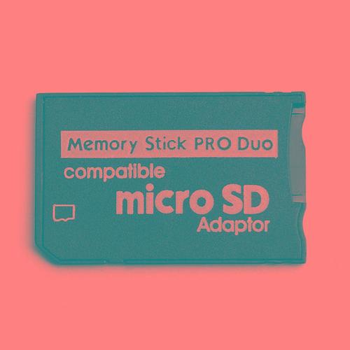 Adaptateur De Clé Mémoire Pro Duo, Carte Tf Micro-Sd/Micro-Sdhc À Carte Ms Pro Duo Pour Adaptateur De Carte Sony Psp