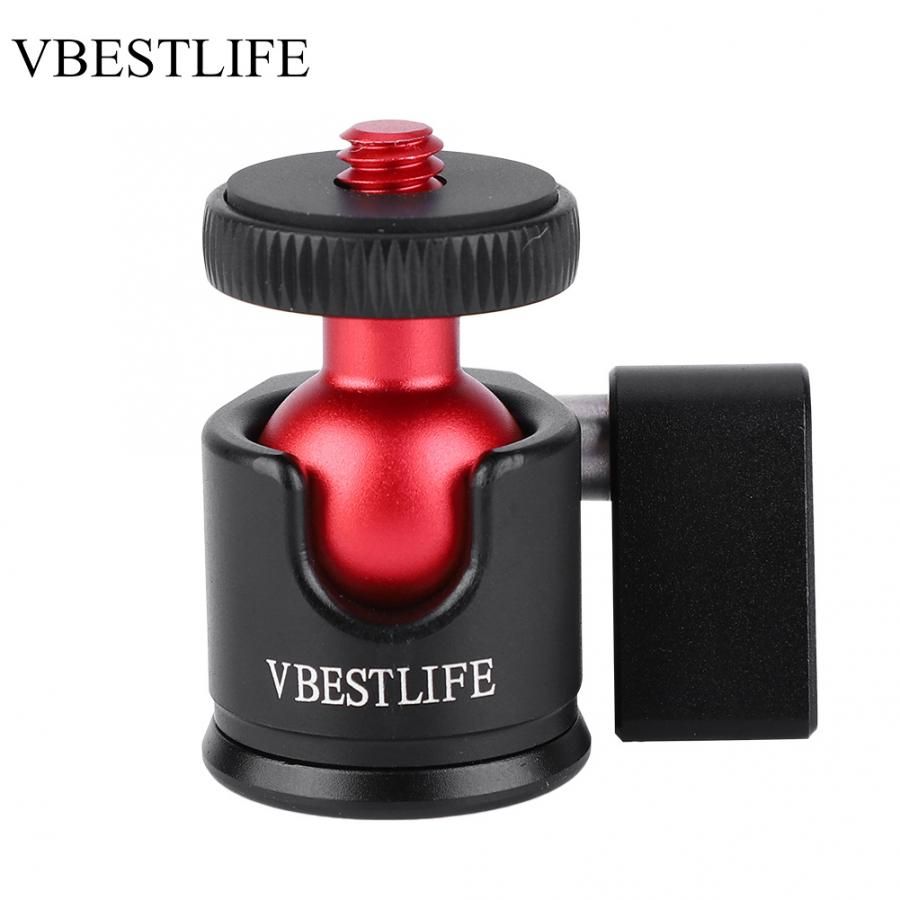 Vbestlife-Mini Rotule En Alliage D'aluminium Pour Appareil Photo Reflex Numérique, Trépied À Lumière D'appoint, Rotule Résistante À La Cussion 360, Vis De 1/4 Pouces, Nouveau