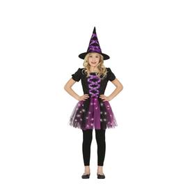 Costume de sorcière avec lumières LED pour filles