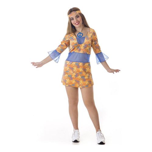 Déguisement Robe Fleurie Hippie Femme