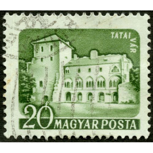 Timbre Oblitéré Magyar Posta, Tatai Var, 20 F