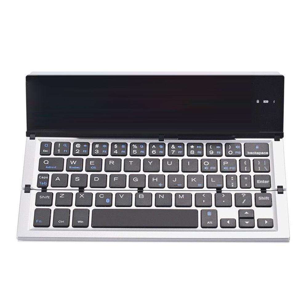 Generic CLAVIER BLUETOOTH POUR TELEPHONE OU ORDINATEUR OU TABLETTE PLIABLE  - Prix pas cher