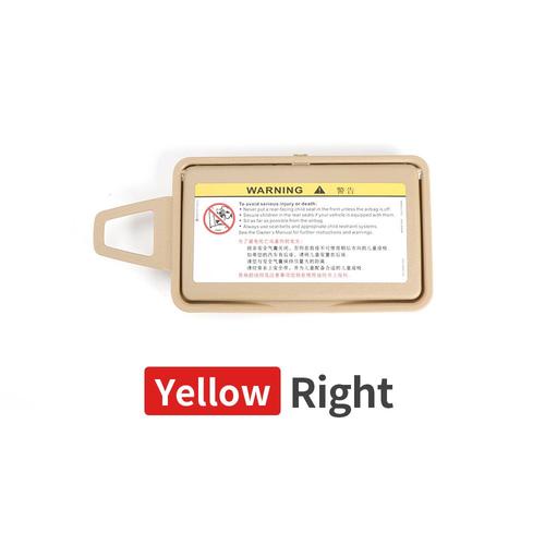 Couverture De Miroir De Maquillage De Pare-Soleil De Voiture Pour Mercedes,W211,W219,Benz E,Cls,Classe,E200,Cls300,2118100410 - Type Yellow Right