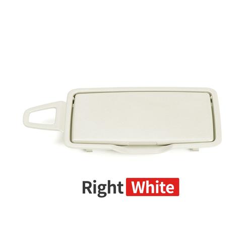 Couverture De Miroir Cosmétique De Maquillage De Pare-Soleil Avant Intérieur De Voiture,Pare-Soleil Pour Benz W246,W176,Wachw117,Mercedes Classe A,B,Cla,Gla - Type Right White