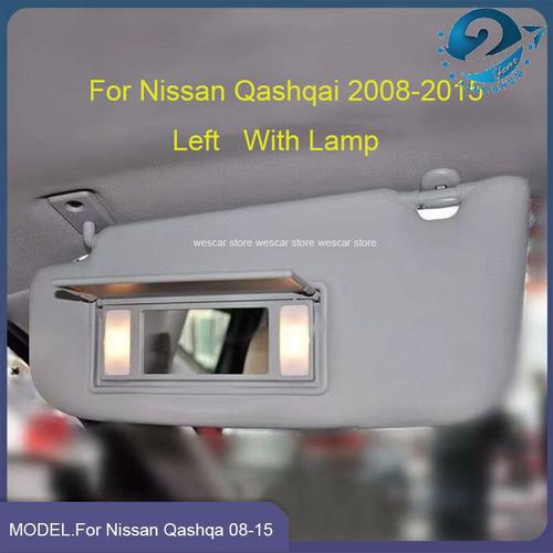 Pare-Soleil Pour Nissan Qashqai 2008-2015,Pare-Soleil Pour Conducteur De Magasin,Fenêtre Avant Intérieure De Voiture,Avec Lampe - Type Left Side