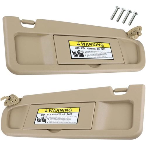 Pare-Soleil Côté Conducteur Et Passager Droit,Pour Honda Civic 2006 2007 2008 2009 2010 2011- 83230-Sna-A01zb - Type Beige
