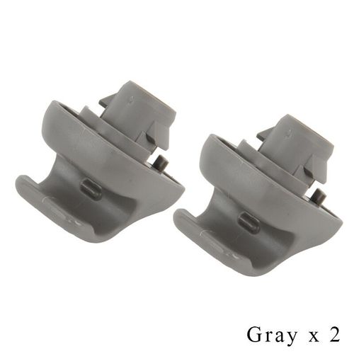 Mtap-Clips De Support De Pare-Soleil De Voiture De Rechange,Attache De Pare-Soleil Pour Honda Civic Fa1 Fd1 Fwiches 2006-2011,Beige,Ivoire,Gris,Document - Type 2pcs(Gray)