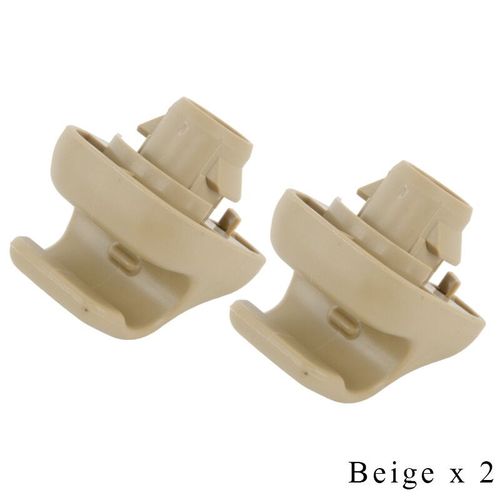 Mtap-Clips De Support De Pare-Soleil De Voiture De Rechange,Attache De Pare-Soleil Pour Honda Civic Fa1 Fd1 Fwiches 2006-2011,Beige,Ivoire,Gris,Document - Type 2pcs(Beige)