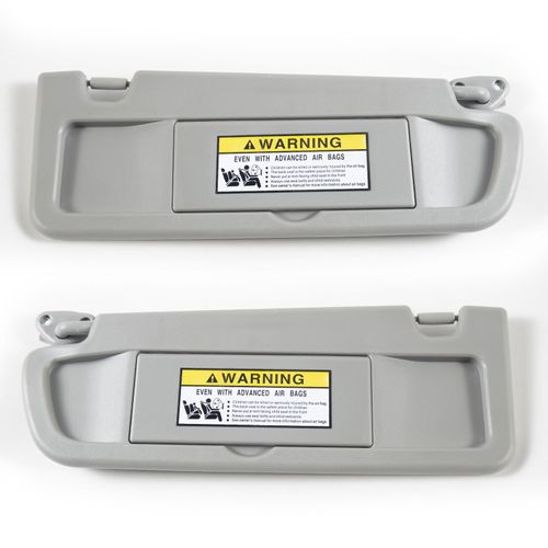 Pare-Soleil De Voiture Avec Plaque De Couverture De Miroir De Courtoisie,Adapté Pour Honda Civic 2006-2011,Bloquant La Lumière Du Soleil,74320-42501-B2,74310-42452-B2 - Type Light Gray A Pairs