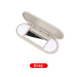 Pare-Soleil Intérieur De Voiture,Panneau De Pare-Soleil,Boîtier De Miroir De Courtoisie,Accessoires Automobiles Pour Mini Cooper S One D Jcw F54 F55 F56 F60 - Type Gray