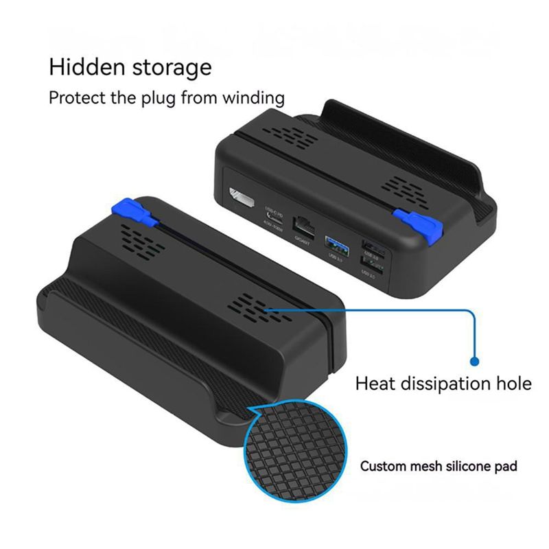 Base De Conversion Vido Usb C Vers Rj45, Support Hub Pour S... - 4