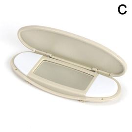 Miroir De Maquillage Hd Pour Voiture,Plaque De Pare-Soleil Réglable Pour Bmw Mini Cooper R55 R56 R60,À Écran Tactile - Type Beige