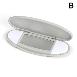 Miroir De Maquillage Hd Pour Voiture,Plaque De Pare-Soleil Réglable Pour Bmw Mini Cooper R55 R56 R60,À Écran Tactile - Type Gray