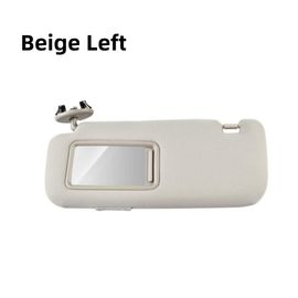 Pare-Soleil Intérieur De Voiture Avec Miroir,Pare-Soleil Gris Beige,Magasins,Conducteur Droit,Côté Passager,Toyota Auris Cortrust2008-2013 - Type Beige Left #B