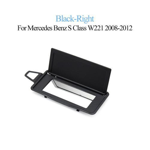 Couverture De Miroir Cosmétique De Maquillage De Pare-Soleil De Voiture,W221,Mercedes Benz Classe S W221 2008-2012,S300,S350,S500 2218104117 - Type Black-Right