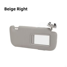 Pare-Soleil Intérieur De Voiture Avec Miroir,Pare-Soleil Gris Beige,Magasins,Conducteur Droit,Côté Passager,Toyota Auris Cortrust2010-2013 - Type Beige Right