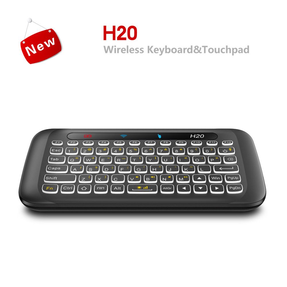 Clavier sans fil rtro-clair, 2.4GHz, avec tlcommande, a... - 3