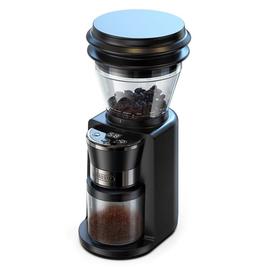 Moulin à café manuel en inox et verre avec broyeur conique