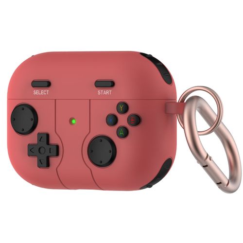 Support de boîte de chargement en Silicone pour Apple Airpods 3, couvercle de contrôleur de jeu en forme, couvercle de casque compatible Bluetooth avec mousqueton