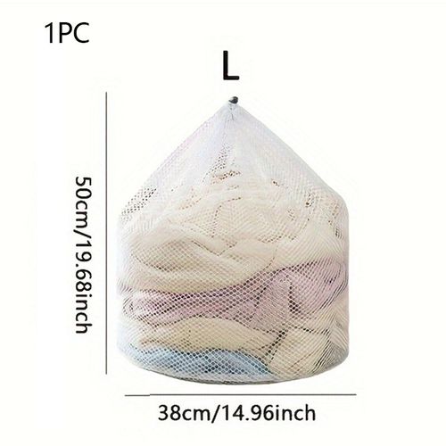 Sac à linge à ficelle de proximité pour machine à laver,sacs de lavage en filet grossier,vêtements sales,ensemble de 4 pièces,1 pièce,3 pièces - Type 1pc-L