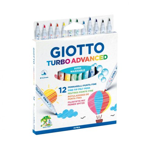 Giotto Giotto Turbo Advanced - Etui 12 Feutres